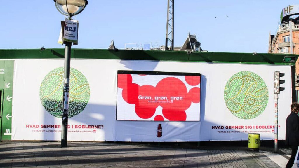 banner coca cola life lancering på rådhuspladsen